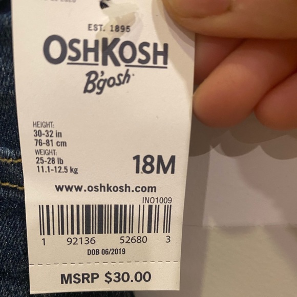 OSHKOSH Classic baby boy jeans - Picture 7 of 8